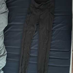 LuLuLemon dark grey leggings with side pockets